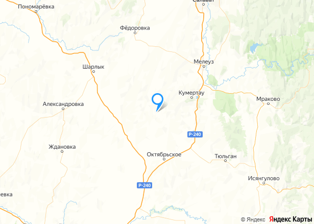 Дом 104,8 кв.м. и земельный участок 968 кв.м. в Башкортостане - Изображение местоположения