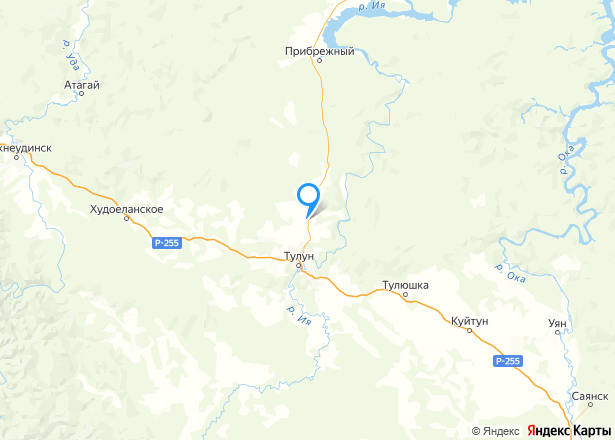 Здание 435 кв.м. и земельный участок 210,65 кв.м. в Иркутской обл. - Изображение местоположения