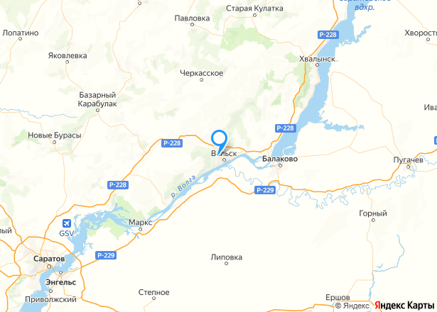 Здание в Саратовской обл., 297 кв.м. - Изображение местоположения