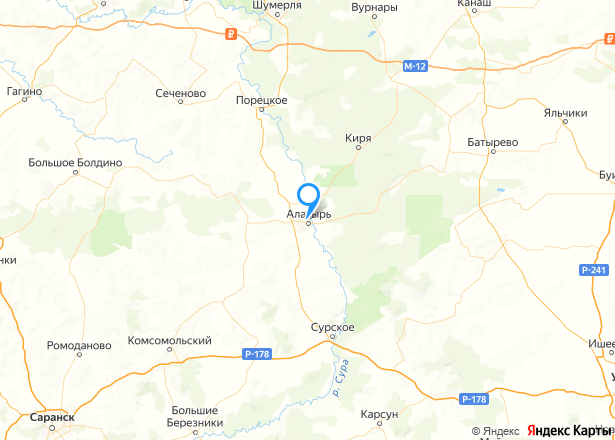 1/4 доля комнаты в Чувашии - Изображение местоположения