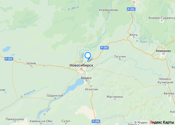 Земельный участок в Новосибирской обл., 513+/-8 кв.м. - Изображение местоположения
