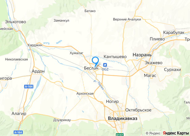 Здание в Северной Осетии-Алании,  17944,3 кв.м - Изображение местоположения
