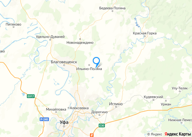 Земельный участок в Башкортостане, 1765 кв.м. - Изображение местоположения