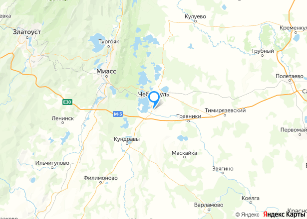 Земельный участок в Челябинской обл., 517 кв.м. - Изображение местоположения