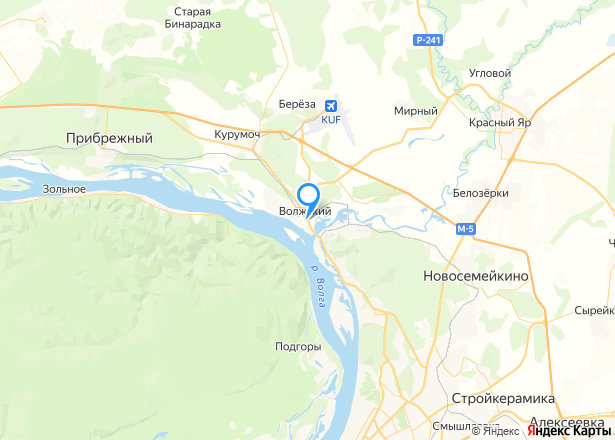Дом 141,4 кв.м. и земельный участок 425 кв.м. в Самарской обл. - Изображение местоположения