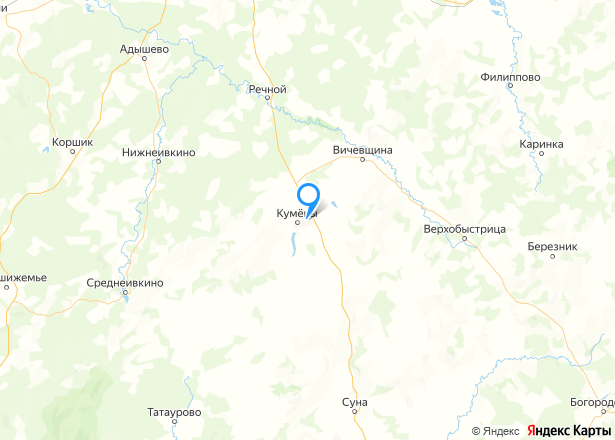 Земельный участок в Кировской обл., 404 кв.м. - Изображение местоположения
