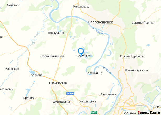 Земельный участок в Башкортостане, 2524 кв.м. - Изображение местоположения