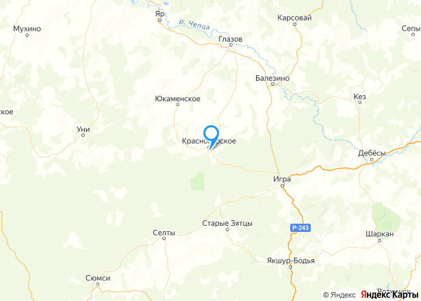 Земельный участок в Удмуртии, 1001 кв.м - Изображение местоположения