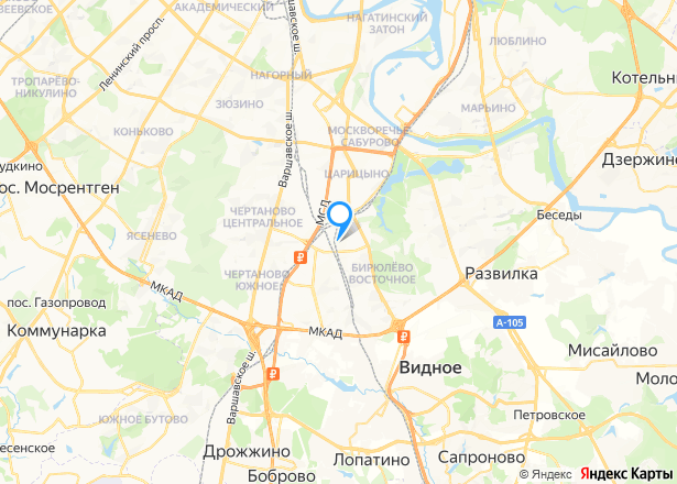 Квартира в Москве, 62,7 кв.м, 2 комн. - Изображение местоположения