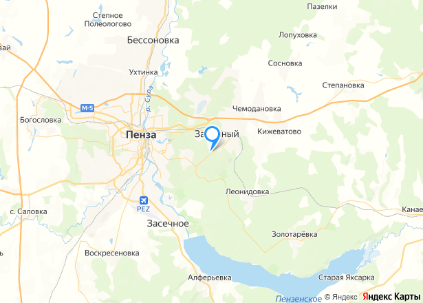 Помещение в Пензенской обл., 211,1 кв.м. - Изображение местоположения