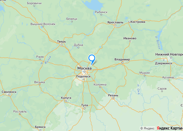 Объект незавершенного строительства 169,4 кв.м. и земельный участок 800 кв.м. в Московской обл. - Изображение местоположения