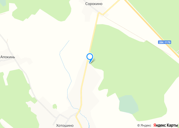 Земельный участок Для ведения личного подсобного хозяйства 6000.00 кв. м. - Изображение местоположения