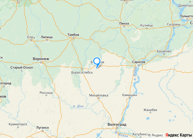 Земельные участки в Саратовской обл.; Транспортные средства - Изображение местоположения