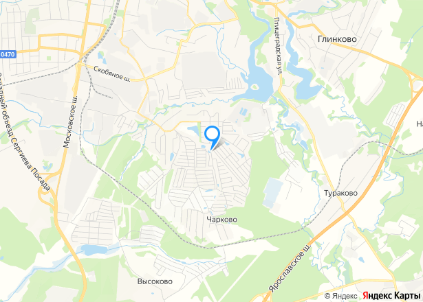 Дом 235,3 кв.м. и земельный участок 616 кв.м. в Московской обл. - Изображение местоположения