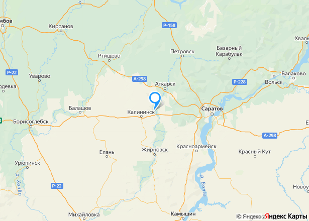 1/2 доля дома, 1/2 доля сарая и 1/2 доля земельного участка в Саратовской обл. - Изображение местоположения
