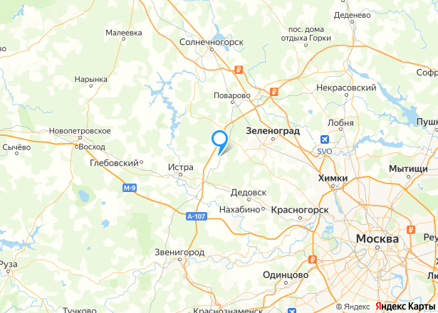 Земельный участок в Московской области, 4876 кв.м. - Изображение местоположения
