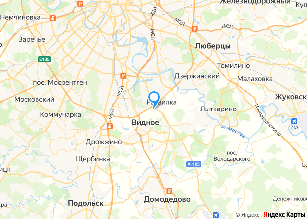 Квартира в Московской обл., 45,4 кв.м. - Изображение местоположения