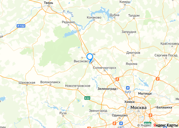 Земельный участок в Московской обл., 1040 кв.м - Изображение местоположения