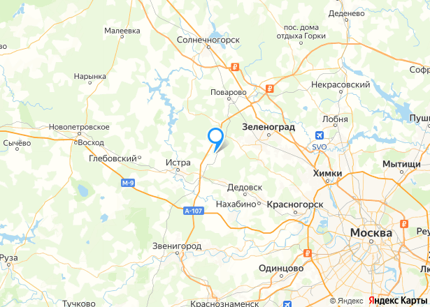 Земельный участок в Московской области, 3254 кв.м. - Изображение местоположения