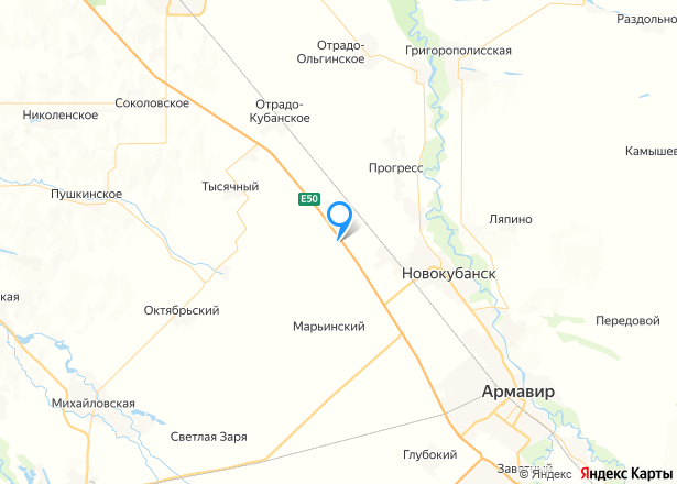 1/3 доля квартиры в Краснодарском крае - Изображение местоположения