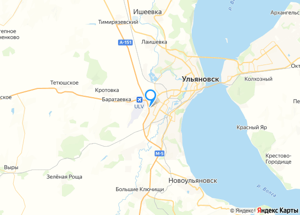Земельный участок в Ульяновске, 12475 кв.м - Изображение местоположения