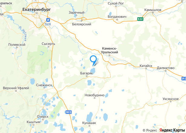 Земельный участок в Челябинской обл., 600 кв.м. - Изображение местоположения