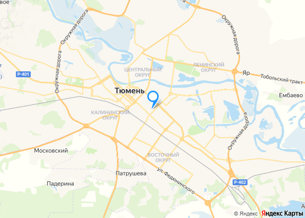 Квартира в Тюмени, 115,3 кв.м. - Изображение местоположения