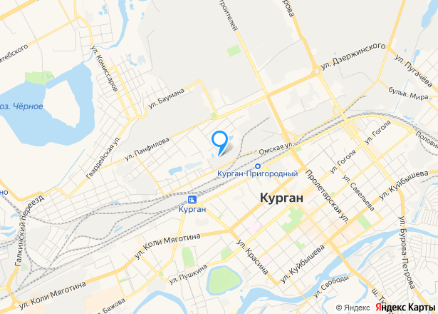 Гараж в Кургане, 16 кв.м. - Изображение местоположения