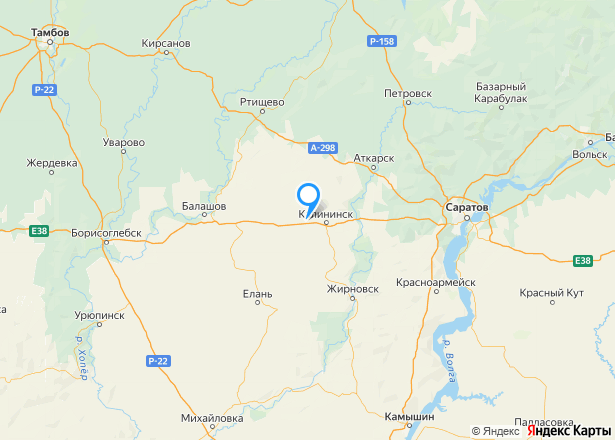 Здания, дома и земельный участок 4700 кв.м. в Саратовской обл. - Изображение местоположения