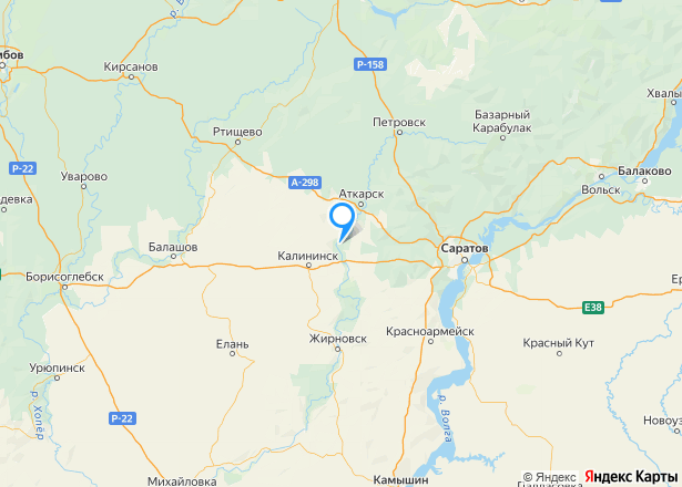 1/2 доля дома, 1/2 доля зданий и 1/2 доля земельного участка в Саратовской обл. - Изображение местоположения