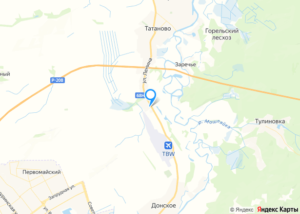 Здание в Тамбовской обл., 320,5 кв.м - Изображение местоположения