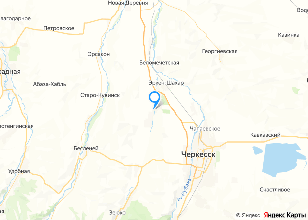 Земельный участок, площадь 800 +/- 10 кв.м - Изображение местоположения