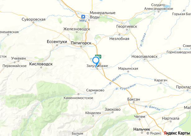 Земельный участок, кадастровый №: 07:02:0100009:537, площадь: 3000 кв.м. - Изображение местоположения