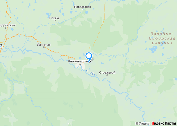 Квартира в ХМАО-Югра, 68,2 кв.м. - Изображение местоположения