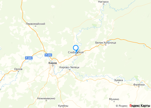 1/5 доля квартиры в Кировской обл. - Изображение местоположения