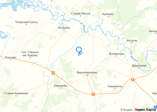 Земельный участок в Башкортостане, 1403+/-13 кв.м. - Изображение местоположения