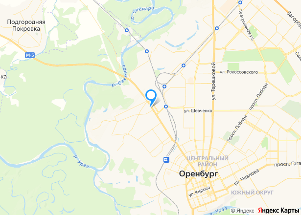 Гараж в Оренбурге, 30,2 кв.м. - Изображение местоположения