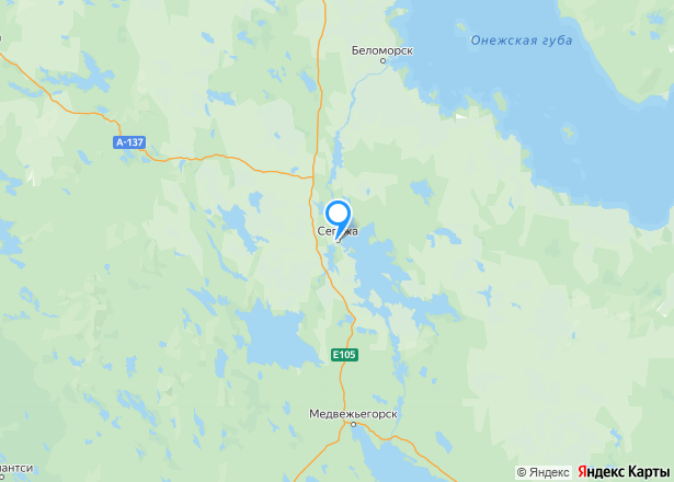 Квартира в Карелии, 76,4 кв.м, 3 комн. - Изображение местоположения