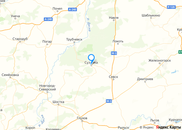 1/2 доля гаражного бокса в Брянской обл. - Изображение местоположения