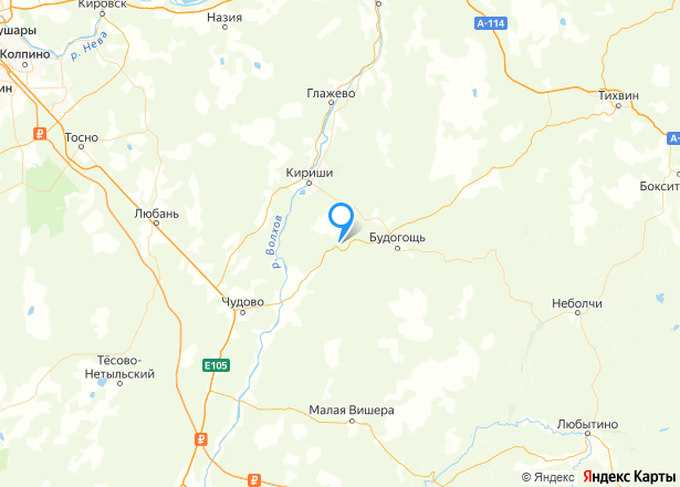 1/2 доля дома в Новгородской обл. - Изображение местоположения