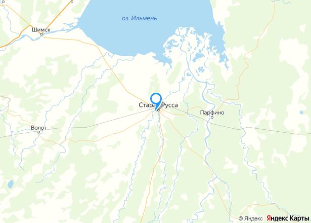 Квартира в Новгородской обл., 17,4 кв.м, 1 комн. - Изображение местоположения