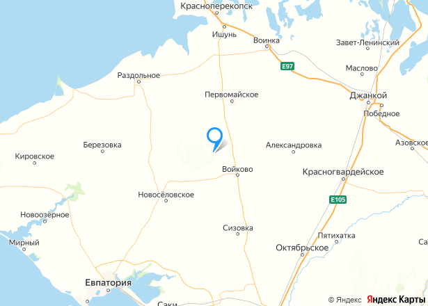 1/5 доля дома в Крыму - Изображение местоположения