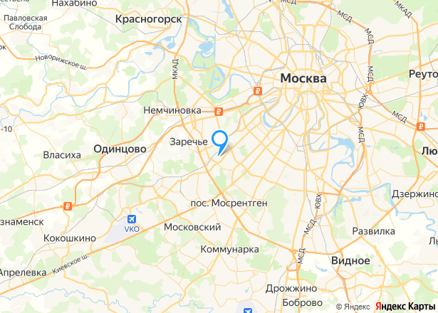 Доля в праве общей долевой собственности (106/942) на жилое помещение, 44,9 кв.м. - Изображение местоположения