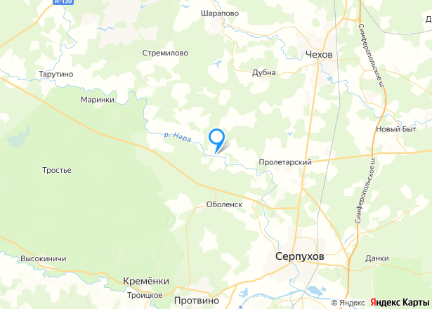 Земельный участок в Московской обл., 869 кв.м - Изображение местоположения