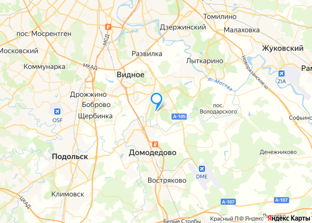 Земельный участок в Московской области - Изображение местоположения