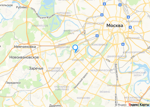 Квартира в Москве, 264,5 кв.м. - Изображение местоположения