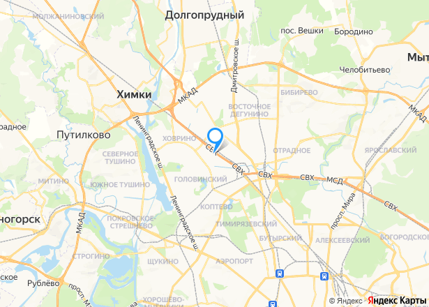 Апартаменты в Москве, 20,1 кв.м. - Изображение местоположения