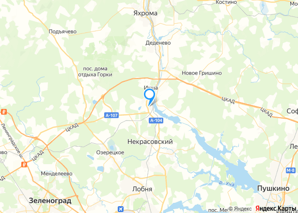 Квартира в Московской обл., 40,2 кв.м. - Изображение местоположения