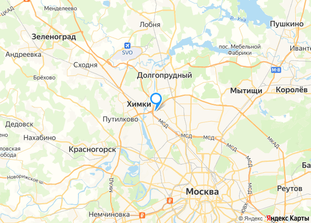 Квартира в Москве, 37,2 кв.м. - Изображение местоположения