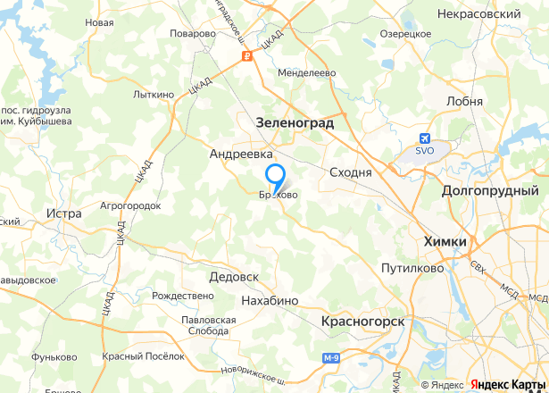 Квартира в Химках, 31,4 кв.м, 1 комн. - Изображение местоположения